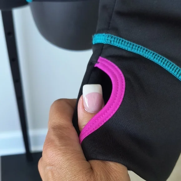 Fila Black and Pink Chevron Performance Jacket - Picture 5 of 8